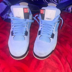 Jordan 4 Unc size 10 mens Slightly Worn